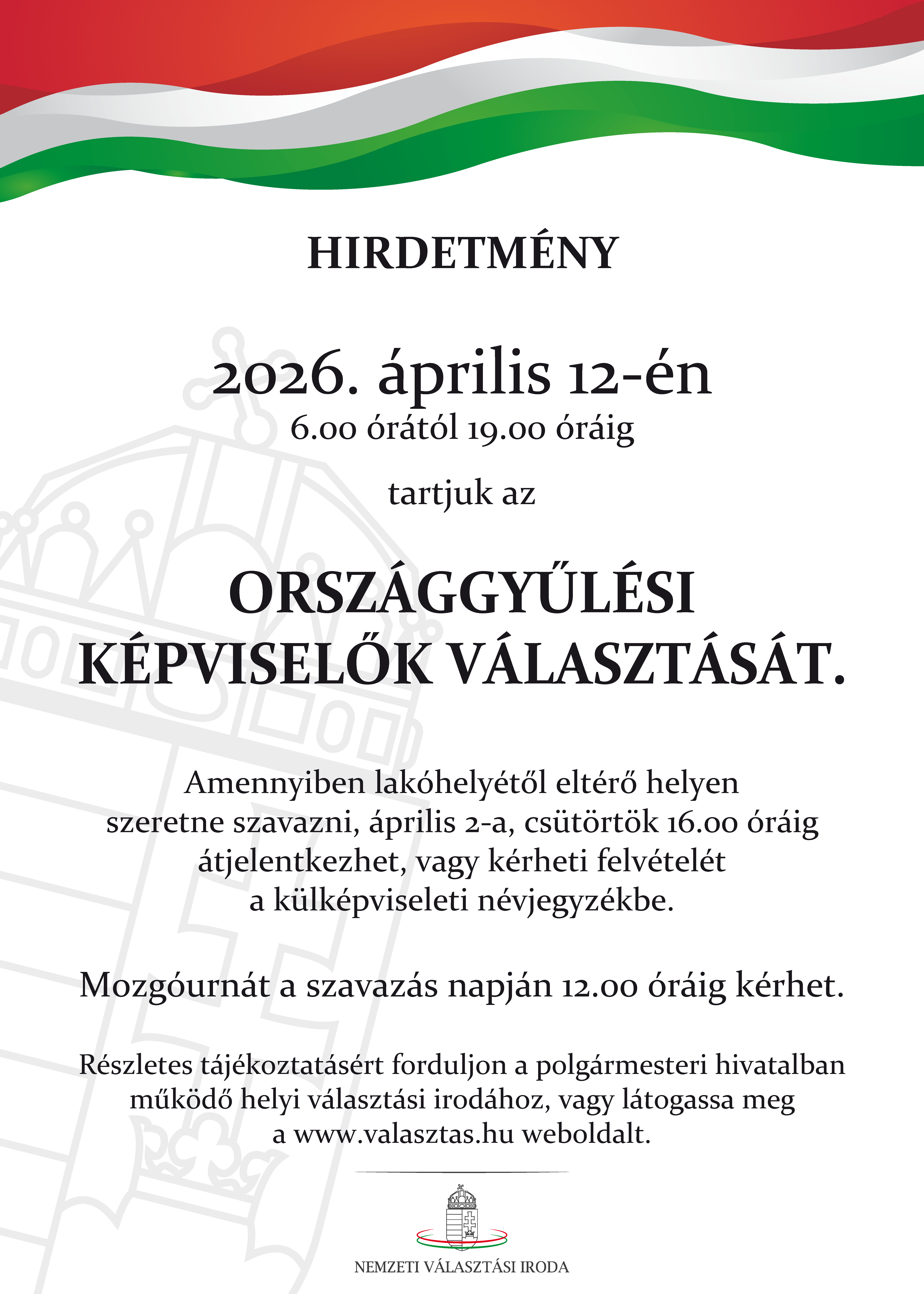 Országgyűlési képviselő választás 2026